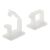 Delock - Cable holder - white (pack of 10) | 60250