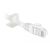 Delock - Cable holder - white (pack of 10) | 60250