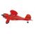 Amewi Motorized Airplane AMXflight Beech D17s Red 3D 6G RTF  24143