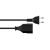 Alcasa P0300-S010 / 1 m / Power plug type C / H03VVH2-F2 / 250 V