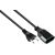 Alcasa P0300-S010 / 1 m / Power plug type C / H03VVH2-F2 / 250 V