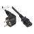 Alcasa P0130-S100 / 10 m / CEE7/7 / C13 coupler / H05VV-F / 250 V