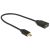 DeLOCK - HDMI adapter - HDMI (F) to micro HDMI (M) - 20 c | 65687