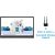 ViewSonic ViewBoard VB-WIFI-001 - Network adapter - 802.11ax, Blu