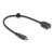 Delock - USB cable - 24 pin USB-C (M) to USB (F) - 25 cm  | 60567