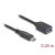 Delock - USB cable - 24 pin USB-C (M) to USB (F) - 25 cm  | 60567