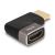 Delock - High Speed - HDMI adapter with Ethernet - HDMI m | 60082
