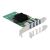 Delock PCI Express x4 Card to 4 x external USB 3.0 Quad C | 89048