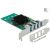 Delock PCI Express x4 Card to 4 x external USB 3.0 Quad C | 89048