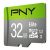 PNY Flash memory card (microSDHC to SD PSDU32GU185GWGE