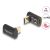 Delock USB adapter 24 pin USBC (M) angled to 24 pin 60056