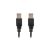 Lanberg CA-USBA-20CU-0018-BK / 1.8 m / USB A / USB A / USB 2.0 /
