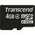 Transcend / Flash memory card / 4 GB / Class 4 / micr | TS4GUSDC4