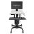 Ergotron WorkFit-C Single HD / Sit/standing workstat | 24-216-085
