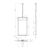 HAGOR Ceilingmount OM46N-D / Bracket / for flat panel / bl | 1899