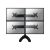 Neomounts FPMA-D700DD4 / Stand / full-motion / for 4 LCD displays