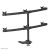 Neomounts FPMA-D700DD6 / Stand / for 6 LCD displays / black / scr