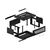 Lanberg WF01-6404-23B / Wall mounted rack / 4U / 60 kg / IP20 / 1