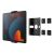 Compulocks Universal Tablet Cling Glass Mount 201MGLUCLGVWMB