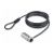 StarTech.com Slim Lock KSlot Compatible, SSTDC4DLAPTOPLOCK