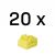 LINDY / LAN port blocker / yellow (pack of 20) | 47901