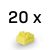 LINDY / LAN port blocker / yellow (pack of 20) | 47901