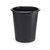 Durable Plastic Recycling Waste Paper Bin 13 Litre  Black