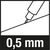 STAEDTLER Mars micro carbon Pencil lead 2B jet black 250 052B