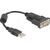 Delock / Serial adapter / USB / RS-232 / black | 61549