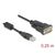 Delock / Serial adapter / USB / RS-232 / black | 61549