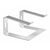 Gembird NBS-D1-01, Laptop stand, Aluminium, Silver, Aluminium, Si