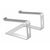 Gembird NBS-D1-01, Laptop stand, Aluminium, Silver, Aluminium, Si