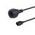 Equip 112106 / 0.25 m / IEC C14 / CEE7/3 / H05VV-F3G / 250 V / 10