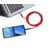 TROIKA CBL20/RD / 2 m / USB C / USB C/Lightning / Red