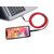 TROIKA CBL20/RD / 2 m / USB C / USB C/Lightning / Red