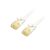 Equip Cat6A U UTP Slim Patch Cable, 1.0m, White 626003