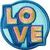Laut International MAGMOJI BADGE Love Blue Fashion L_MM_LO_BL