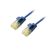 Equip  Cat6A U UTP Slim Patch Cable, 1.0m, Blue 626303
