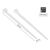 Alcasa KAB-25T48 / Releasable cable tie / Nylon / Transparent / 2