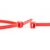 WKK - Plastic cable ties - Red - 100x2,5mm - 100 pieces