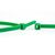 WKK - Plastic cable ties  Green - 200x3,6mm - 100 pieces