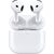 Apple AirPods (4th generation) AirPods 4, Wireless, Headset, White MXP63LLA