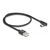 Delock USB cable USB (M) to 24 pin USBC (M) angled USB 80029