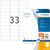 HERMA Inkjet labels A4, 63,5 x 25,4 mm, white, 8837
