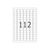 HERMA Power labels, with strong adhesion A4, 25,4 x 16,9 mm, 10916