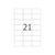 HERMA Power labels, with strong adhesion A4, 70 x 42,3 mm 10906