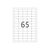 HERMA Deep-freeze labels A4, 38,1 x 21,2 mm, white,