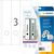 HERMA Inkjet file spine labels A4, 61 x 297 mm, white,