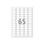 HERMA PREMIUM address labels A4, 38,1 x 21,2 mm, white 4504