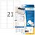 HERMA Paper permanent adhesive matt white 67 x 38 mm 420 4431